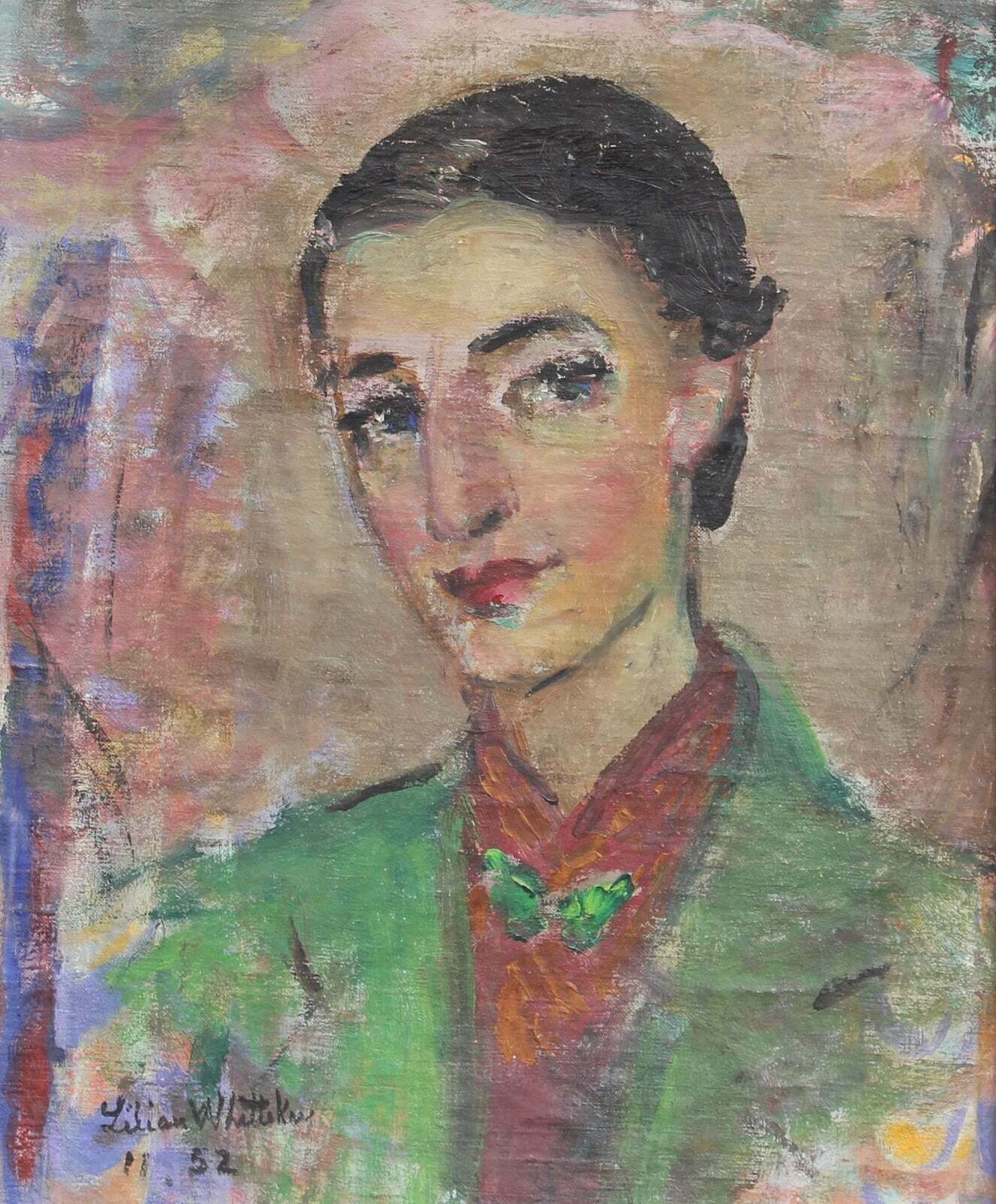 Self Portrait Of The Artist' By Lilian E. Whitteker (1952) photo furniture