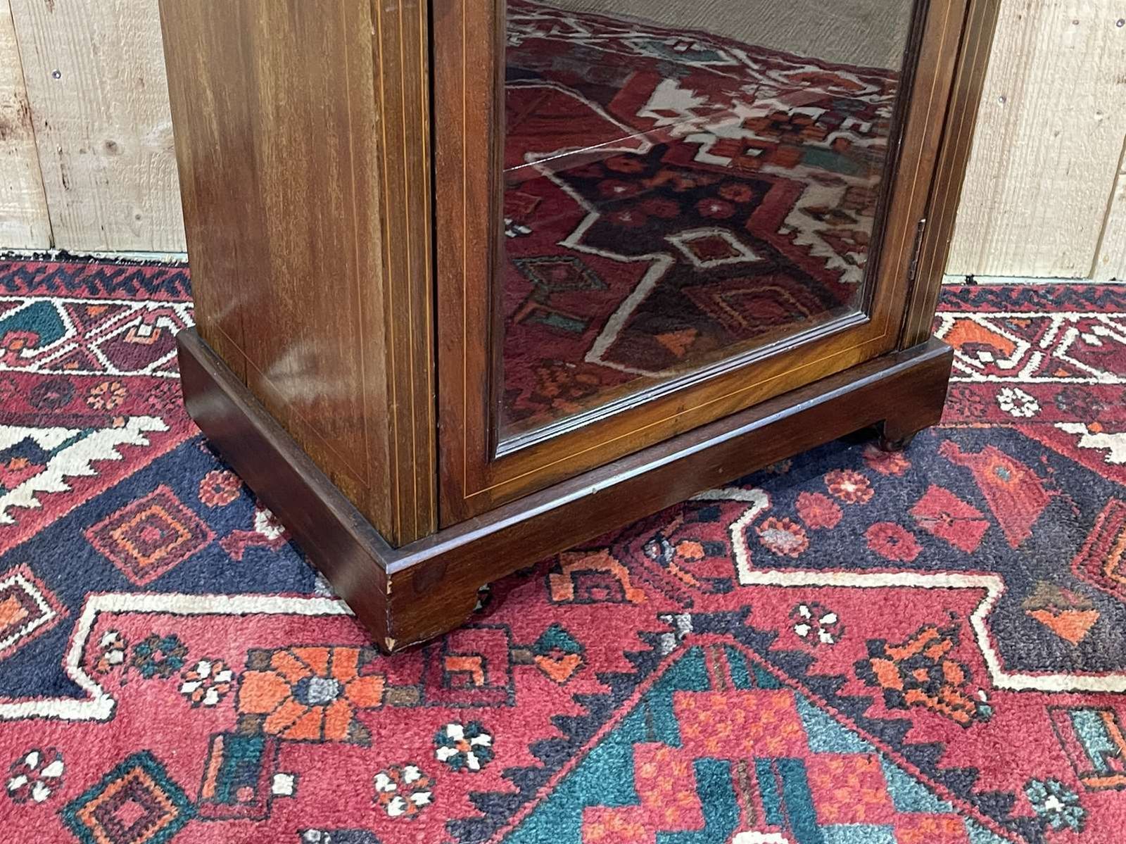 1 Door Mahogany Bookcase, English Work From The 19th Century photo for sale