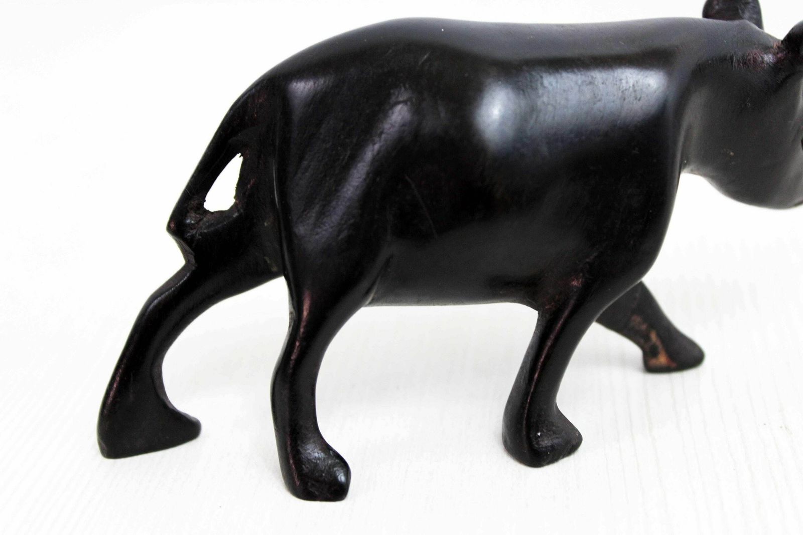 Rhino Wooden Figurine 1970, 1970s photo 56.0