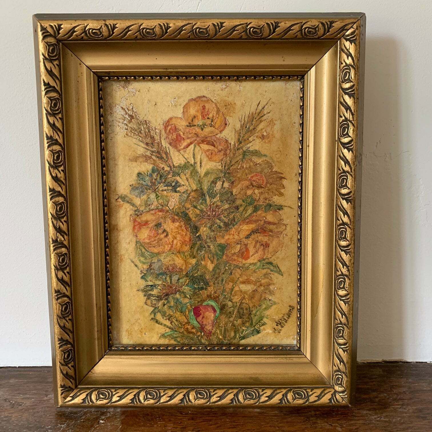 Flower Mixed Media Painting photo for sale