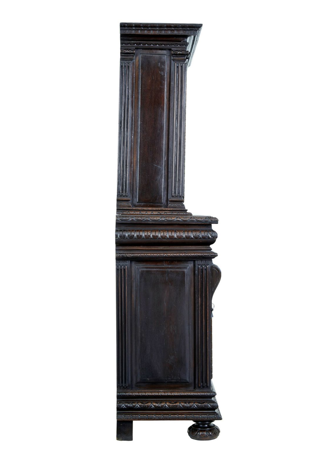 Mid 19th Century Profusely Carved French Walnut Cabinet photo Furniture