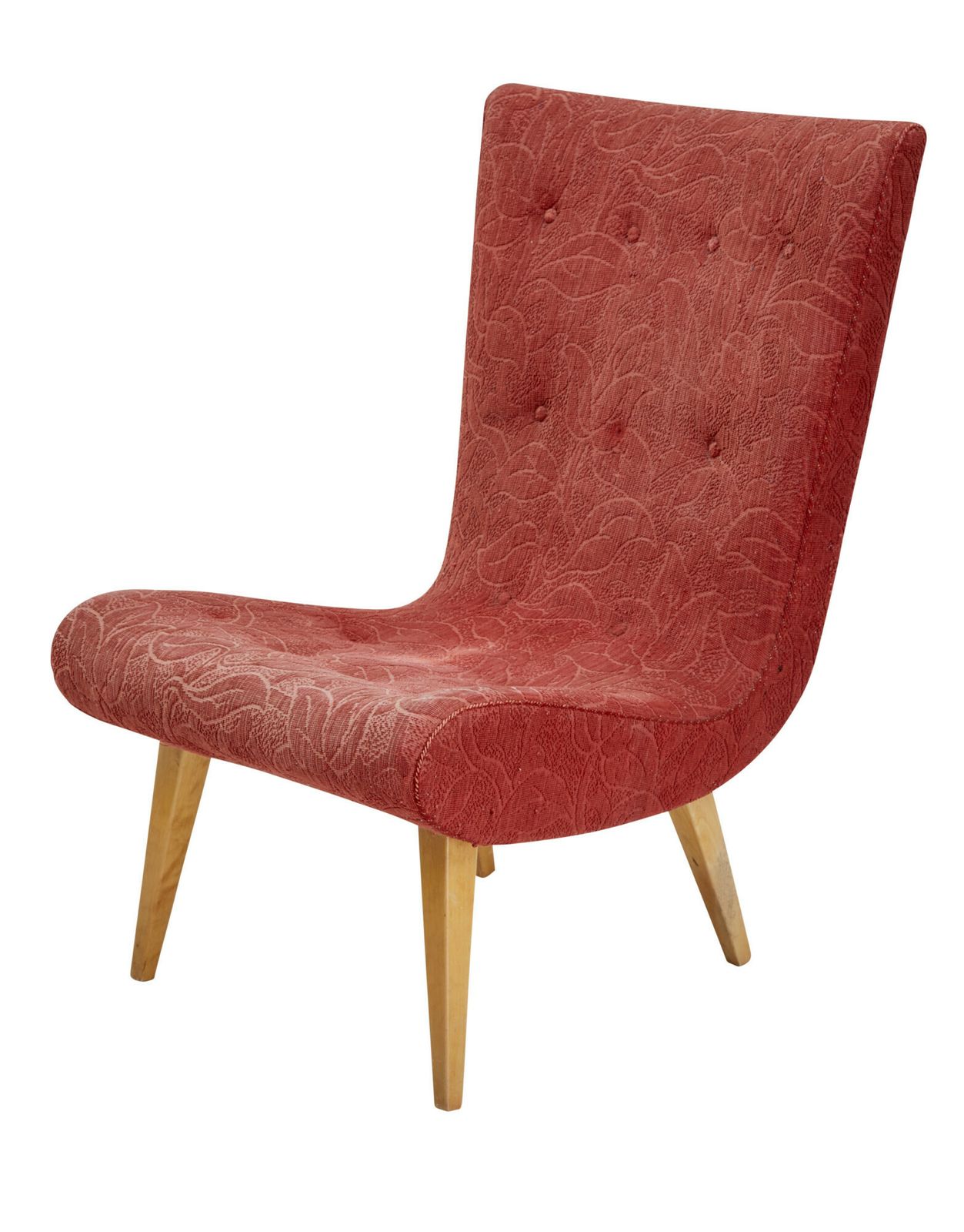 Harlequin Set Of 8 Scandinavian Modern Lounge Chairs photo vintage