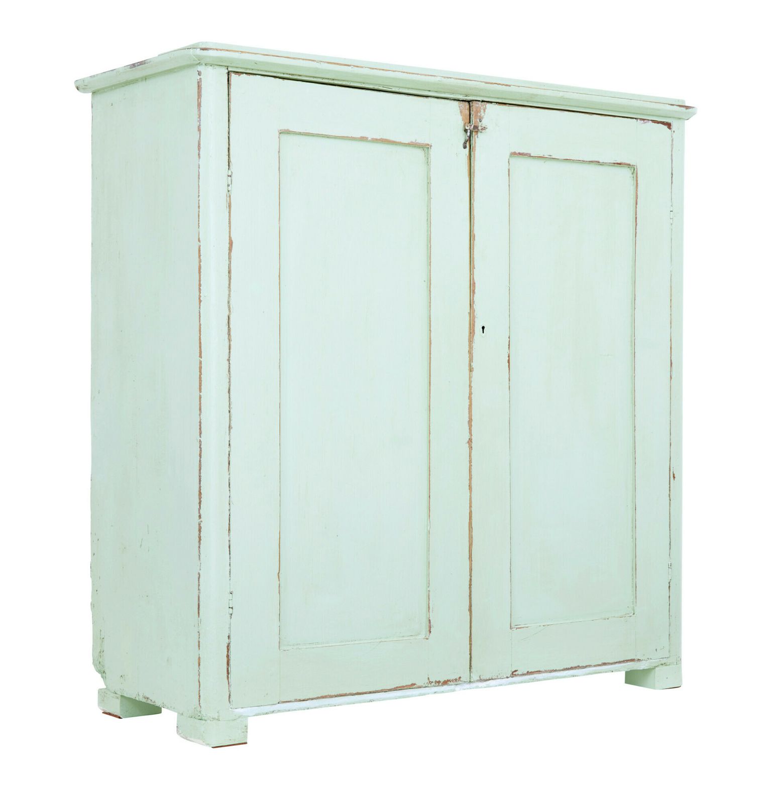 Swedish Mid 19th Century Painted Pine Cupboard Sideboard