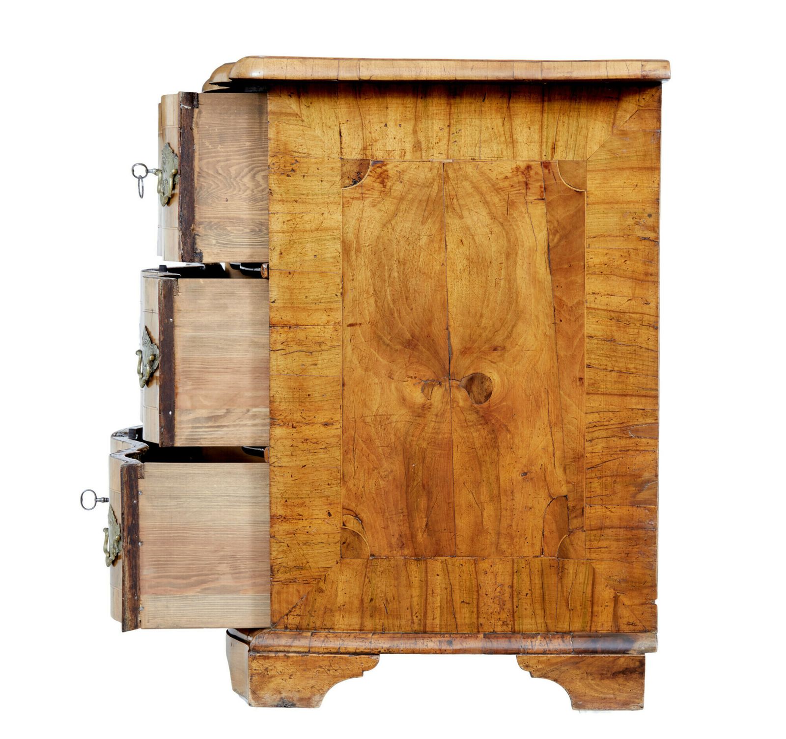 Fine Quality 18th Century Burr Walnut Chest Of Drawers photo Furniture