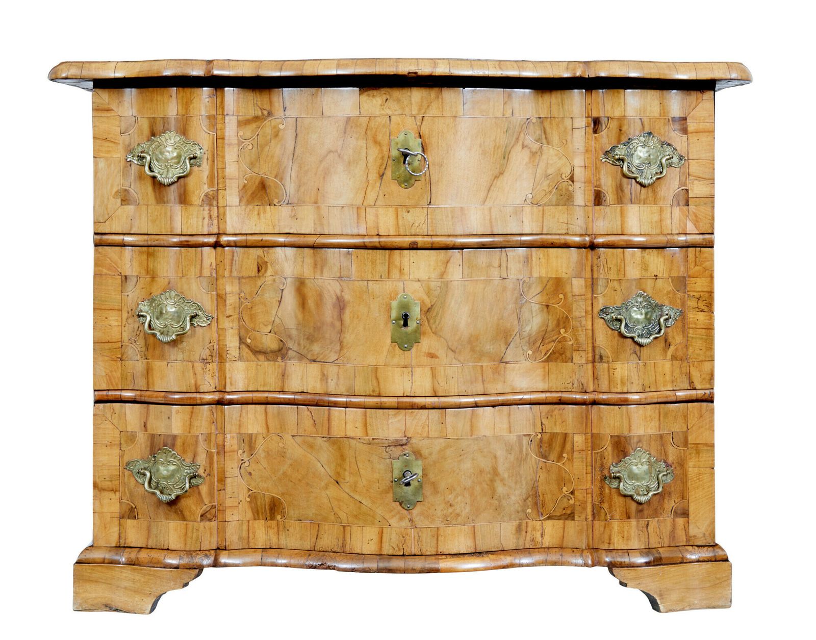 Fine Quality 18th Century Burr Walnut Chest Of Drawers photo vinterior