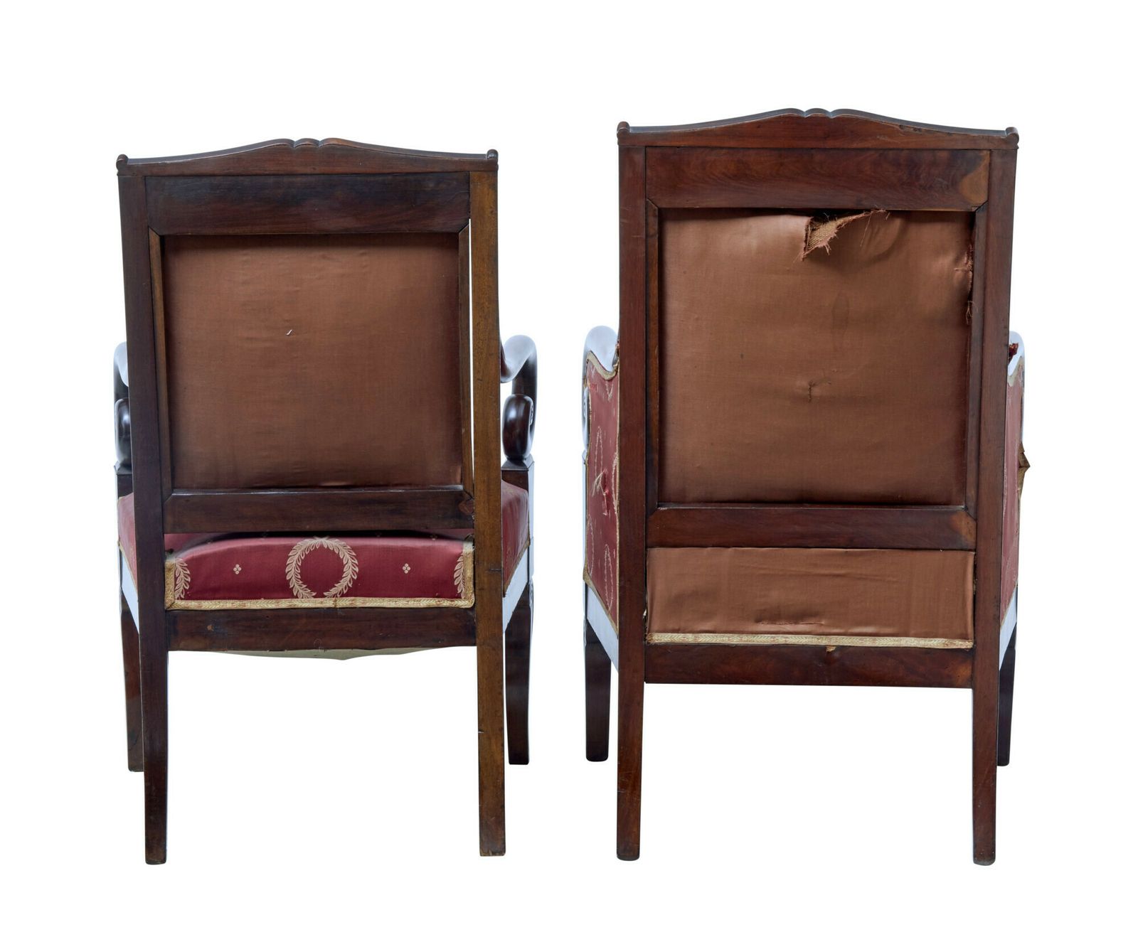 Set Of 4 Mid 19th Century Danish Mahogany Armchairs photo vinterior
