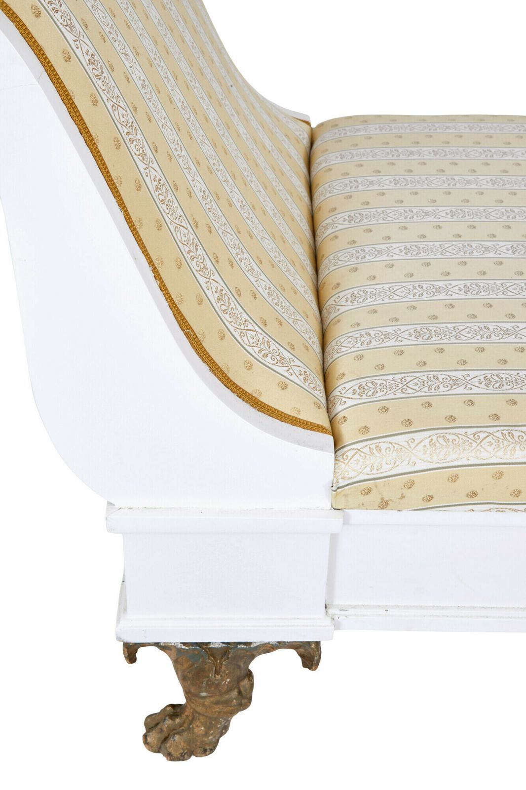 Early 20th Century Empire Revival Painted Scandinavian Day Bed photo for sale