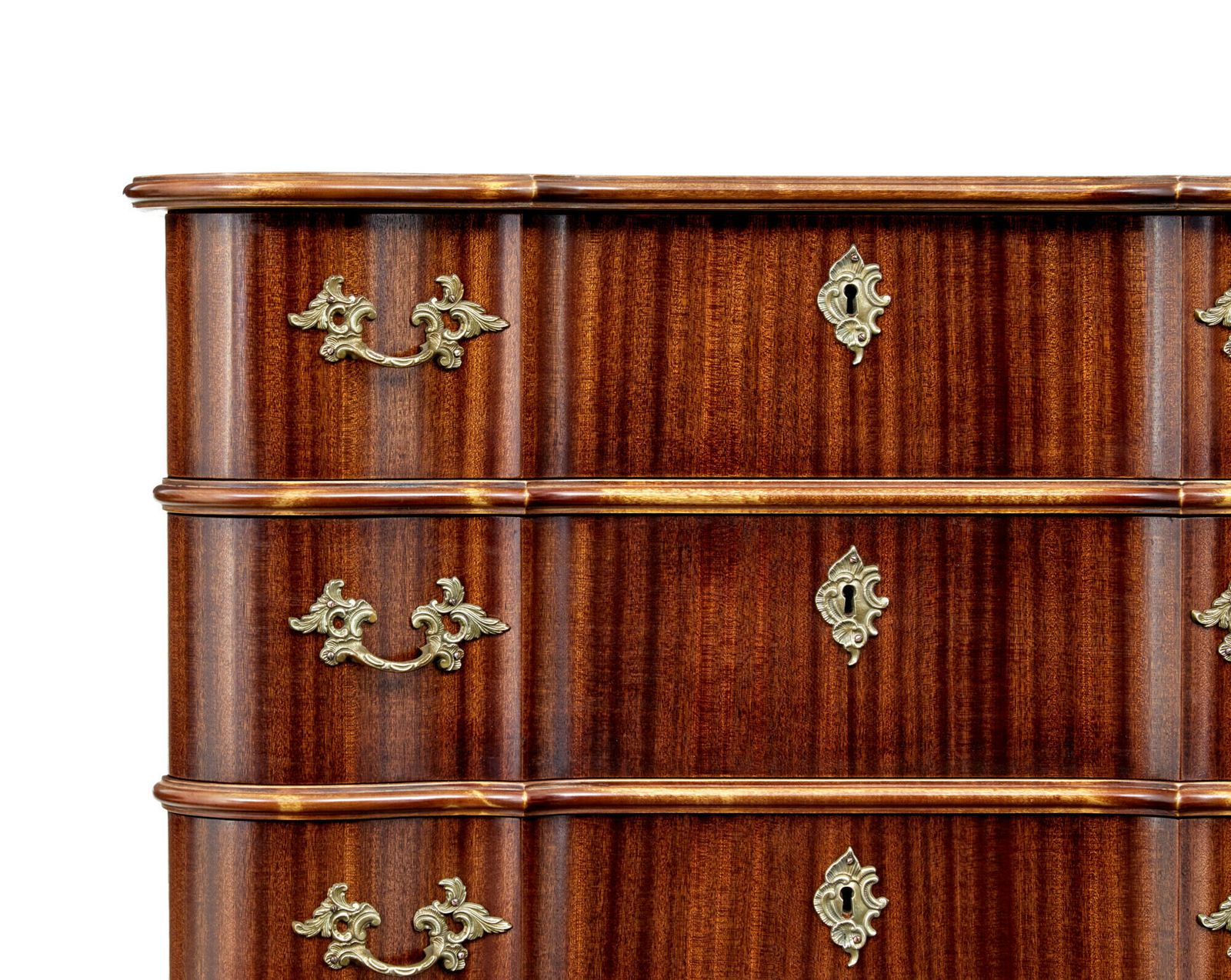 Scandinavian Mid Century Baroque Revival Chest Of Drawers photo Furniture