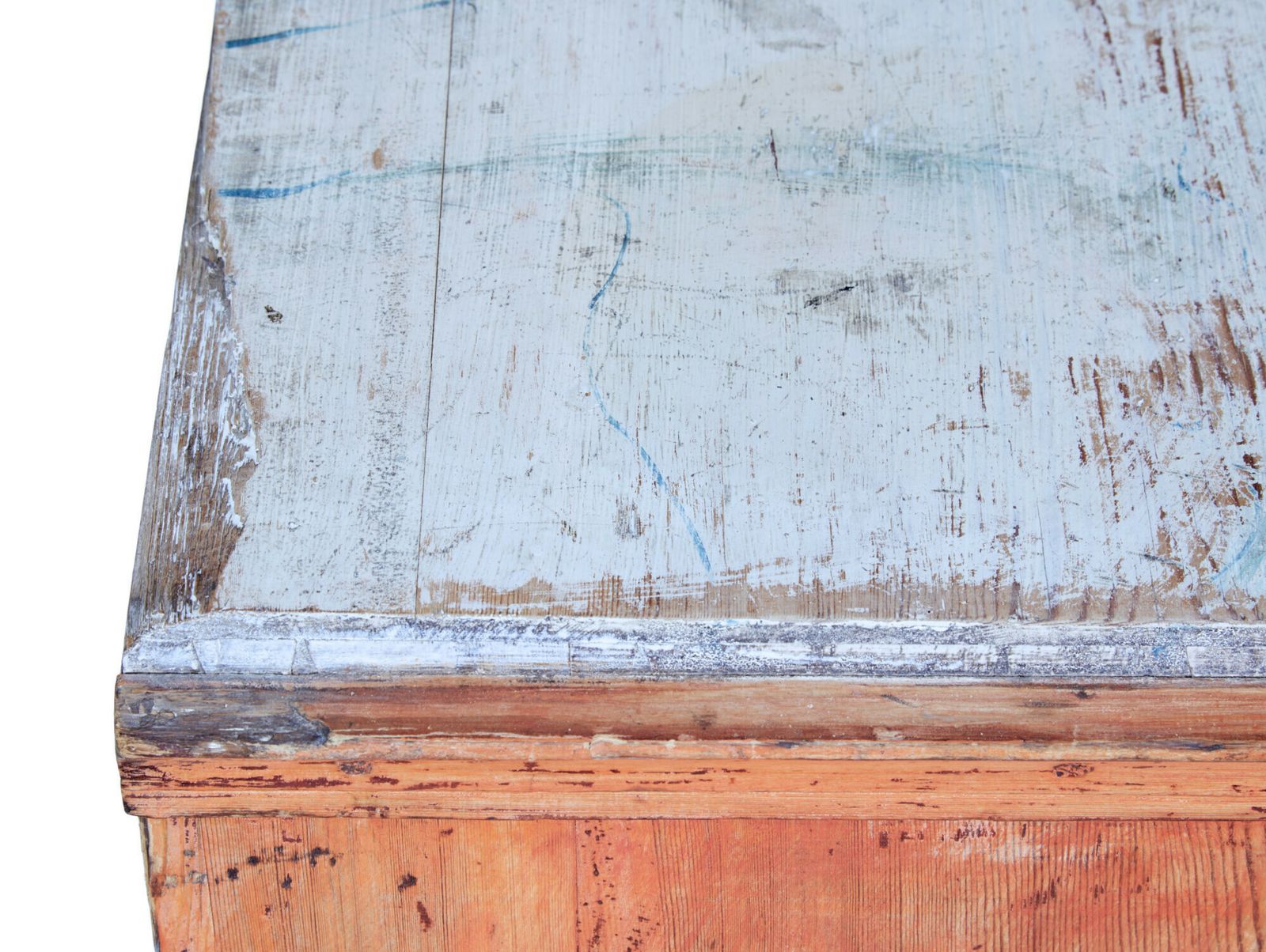 Swedish Early 19th Century Painted Pine Chest Of Drawers photo furniture
