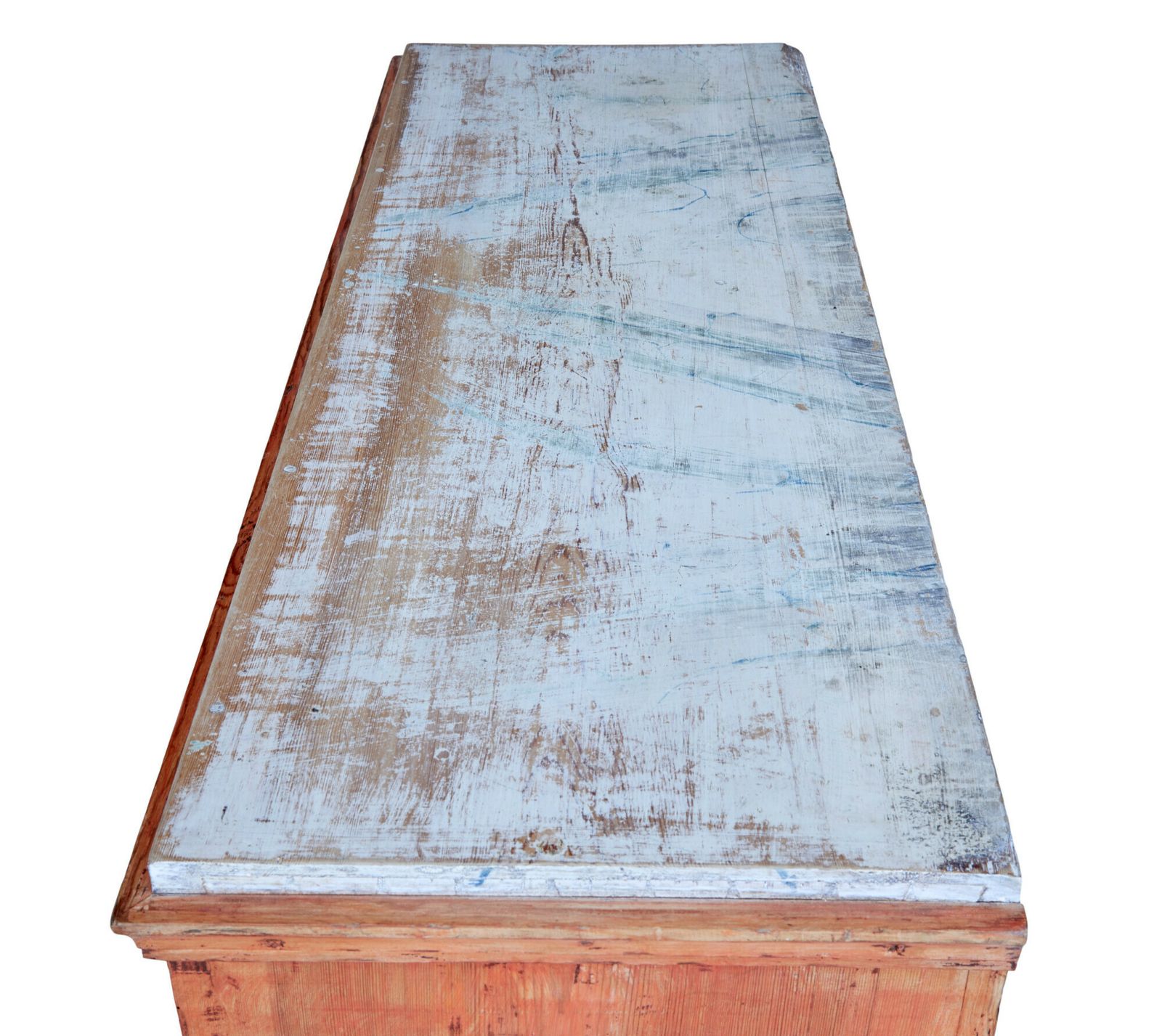 Swedish Early 19th Century Painted Pine Chest Of Drawers photo for sale