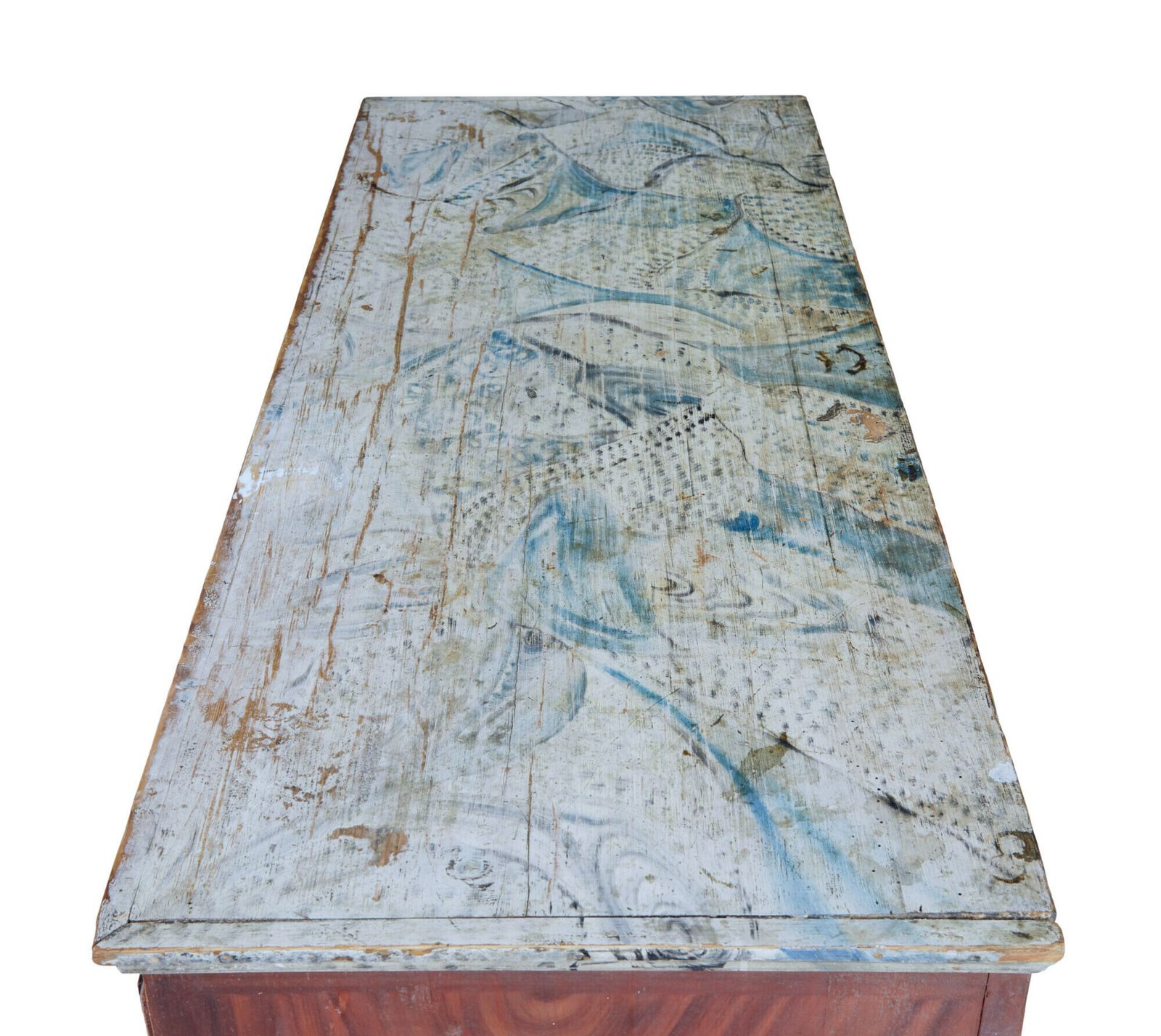 19th Century Hand Painted Swedish Chest Of Drawers photo 3185.0