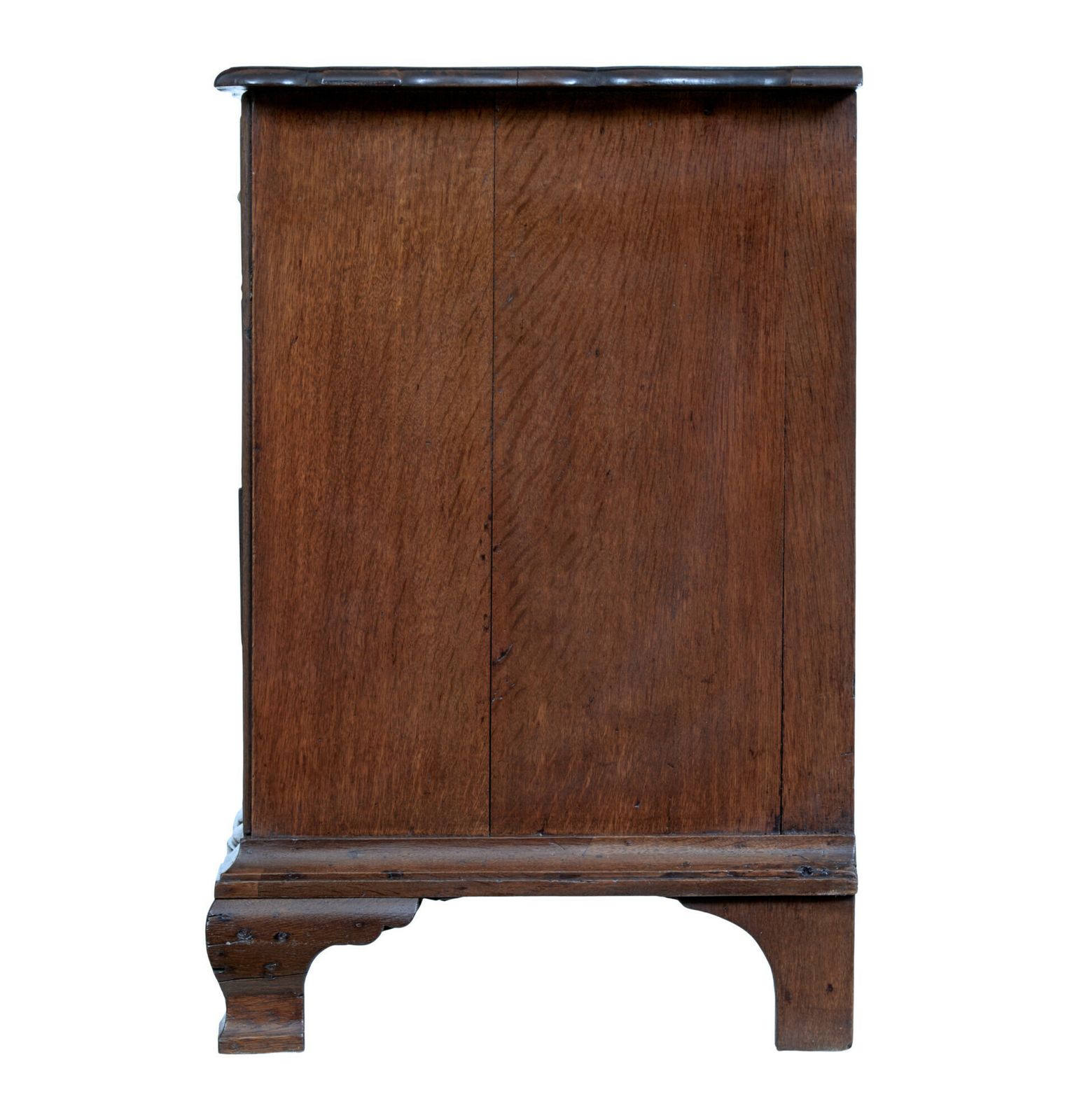 19th Century Shaped Front Oak Chest Of Drawers photo vinterior