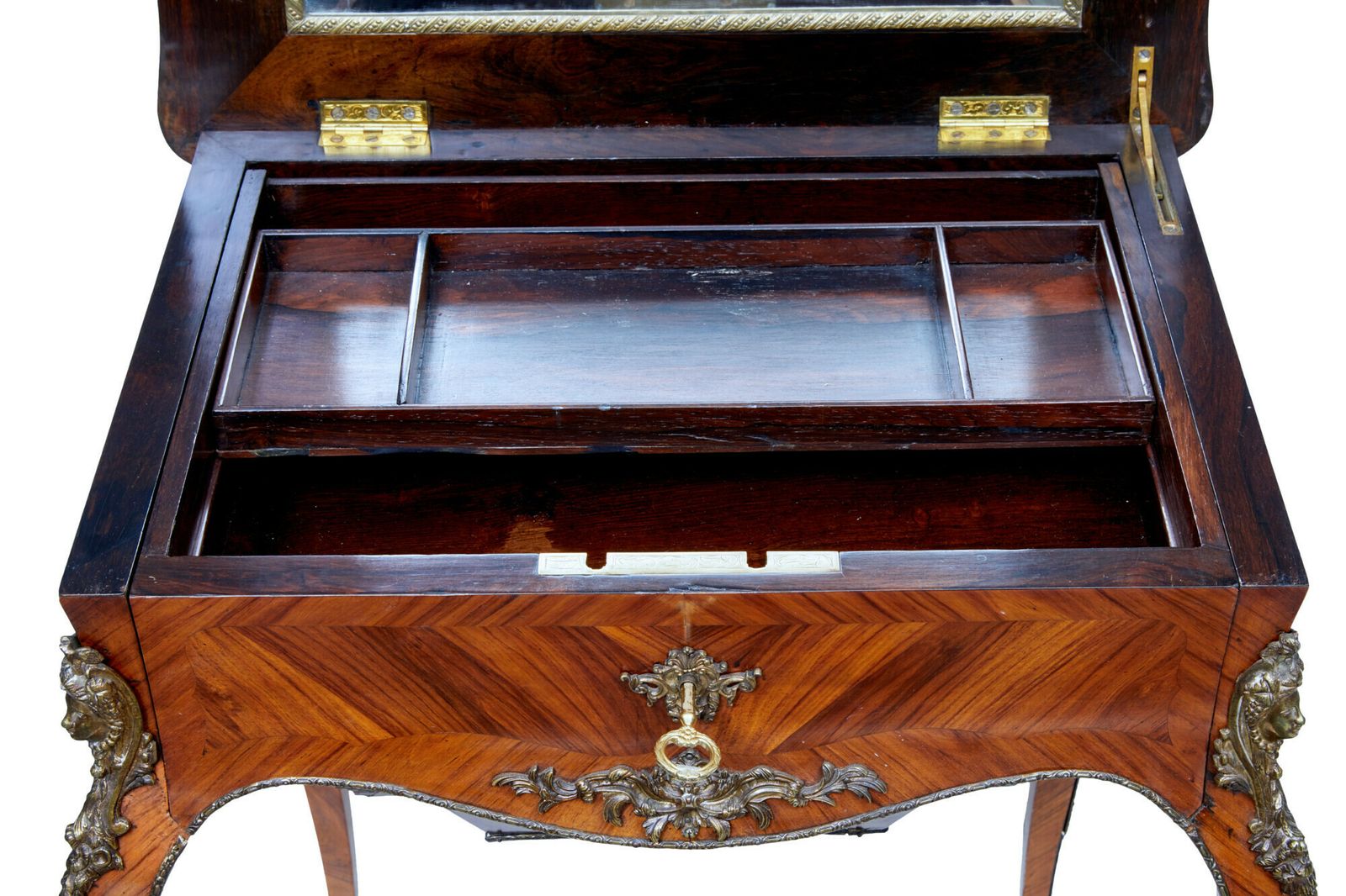 19th Century French Kingwood Sewing Work Table photo for sale