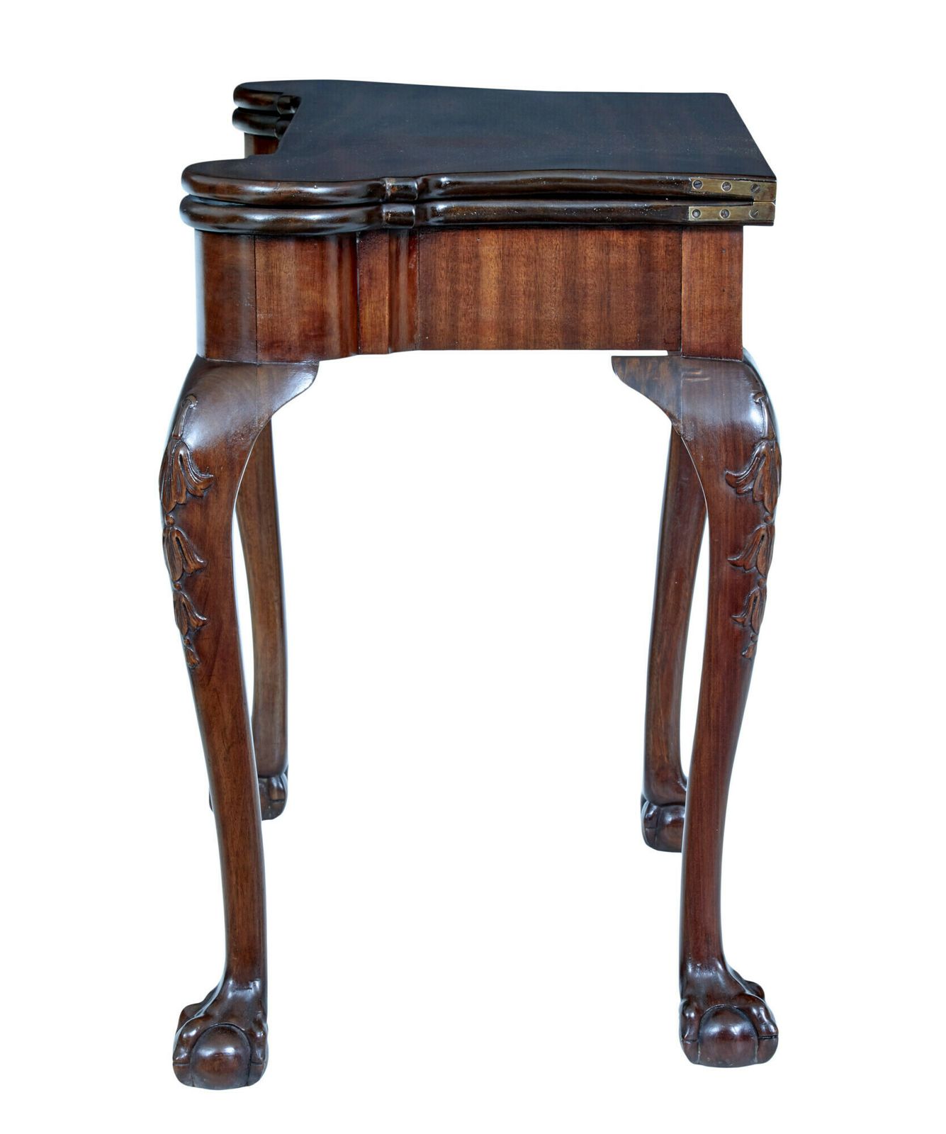 19th Century Chippendale Revival Mahogany Card Table photo furniture