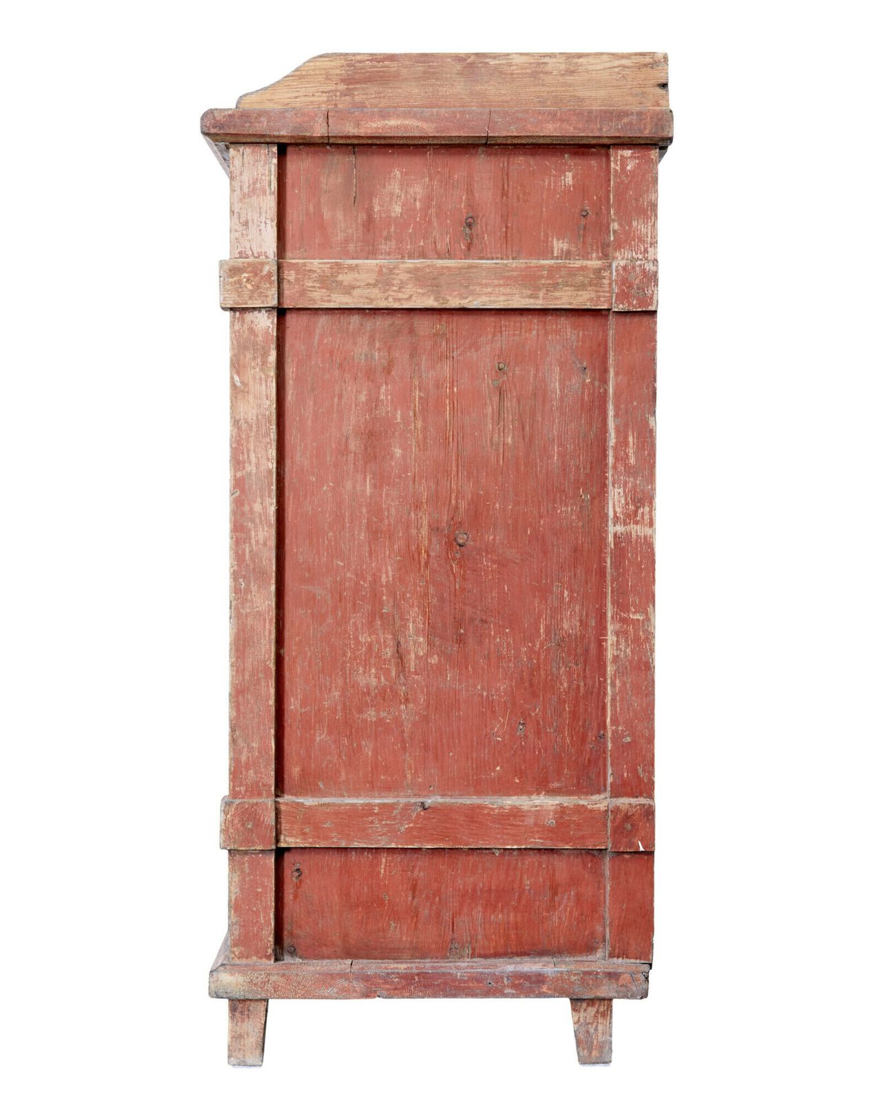Early 19th Century Rustic Swedish Painted Sideboard photo Furniture