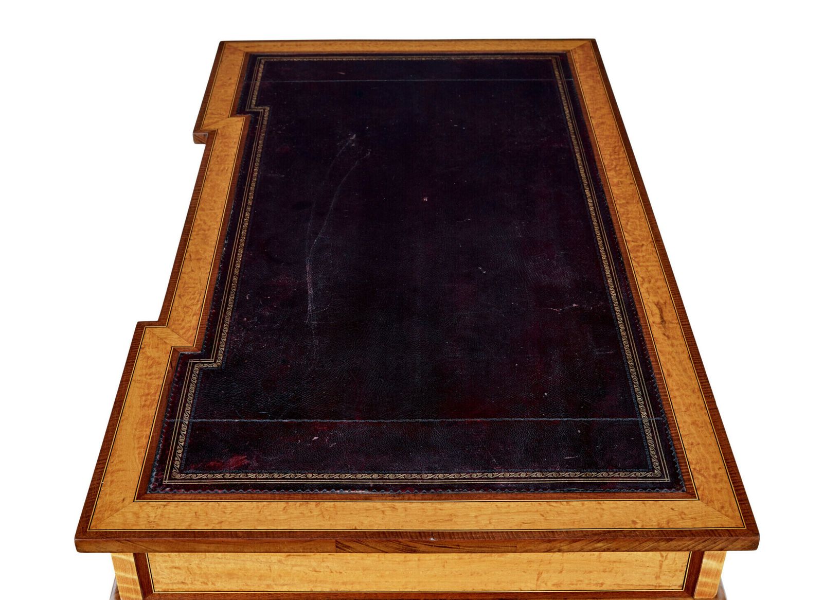 Early 20th Century Satinwood Sheraton Revival Desk photo for sale