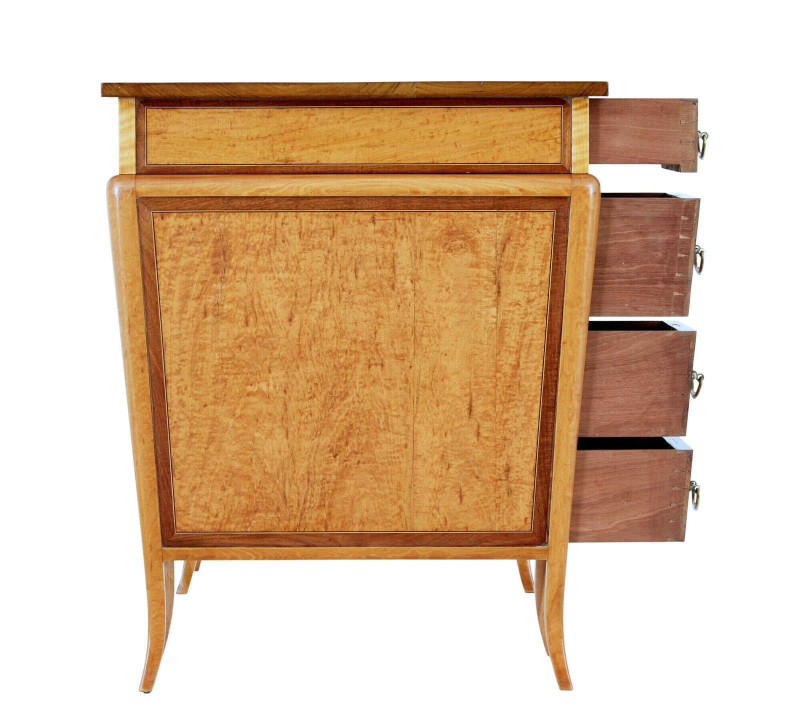 Early 20th Century Satinwood Sheraton Revival Desk photo 2695.0