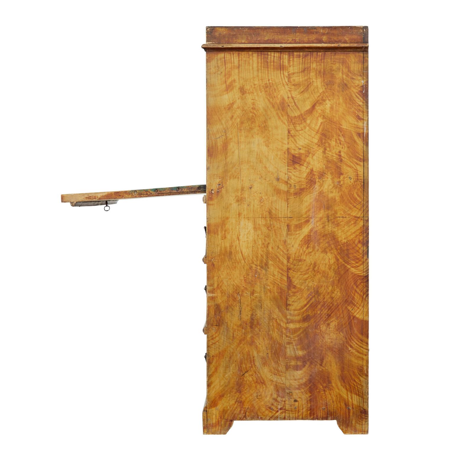 Swedish 19th Century Painted Pine Escritoire Writing Desk photo Furniture