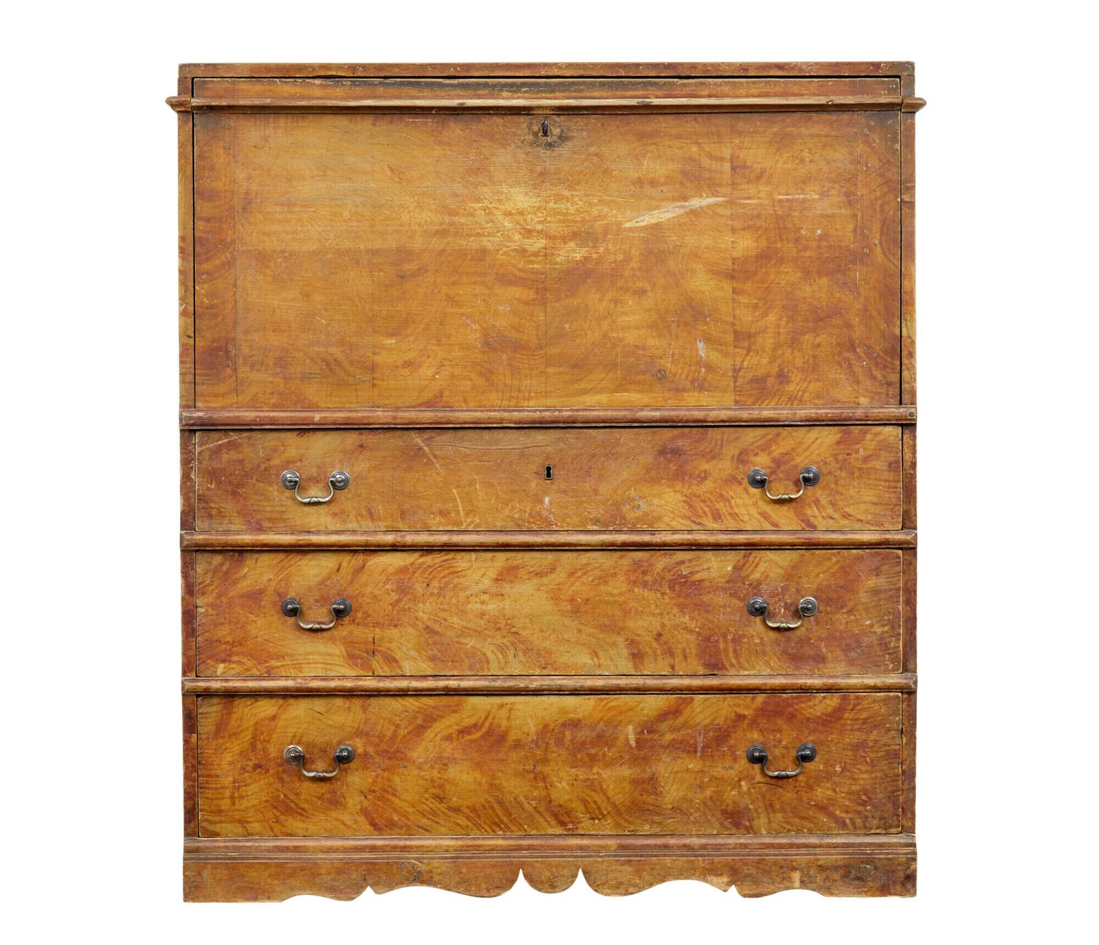 Swedish 19th Century Painted Pine Escritoire Writing Desk photo buy