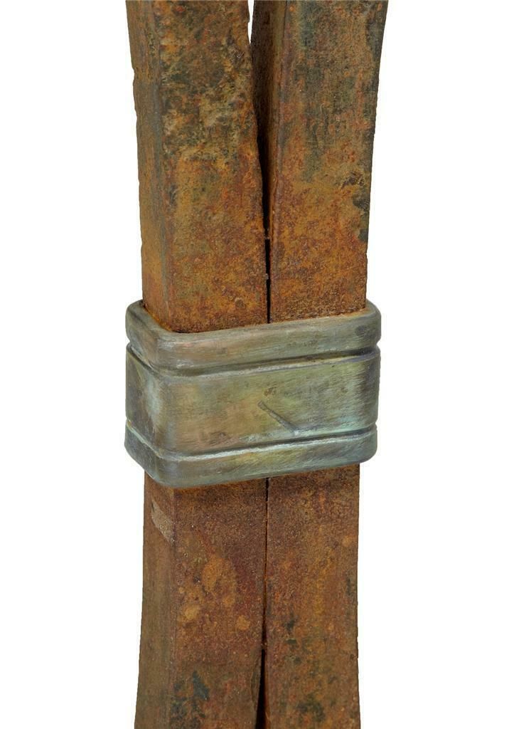 Pair Of 1920’s French Iron Baker Tables Marble Top photo furniture