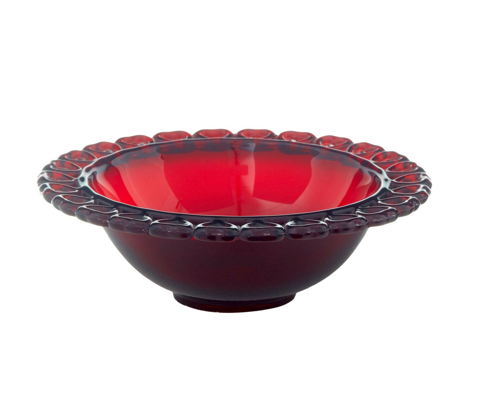 4 Pieces Of 1950’s Scandinavian Red Art Glass By Monica Bratt photo Home Decor