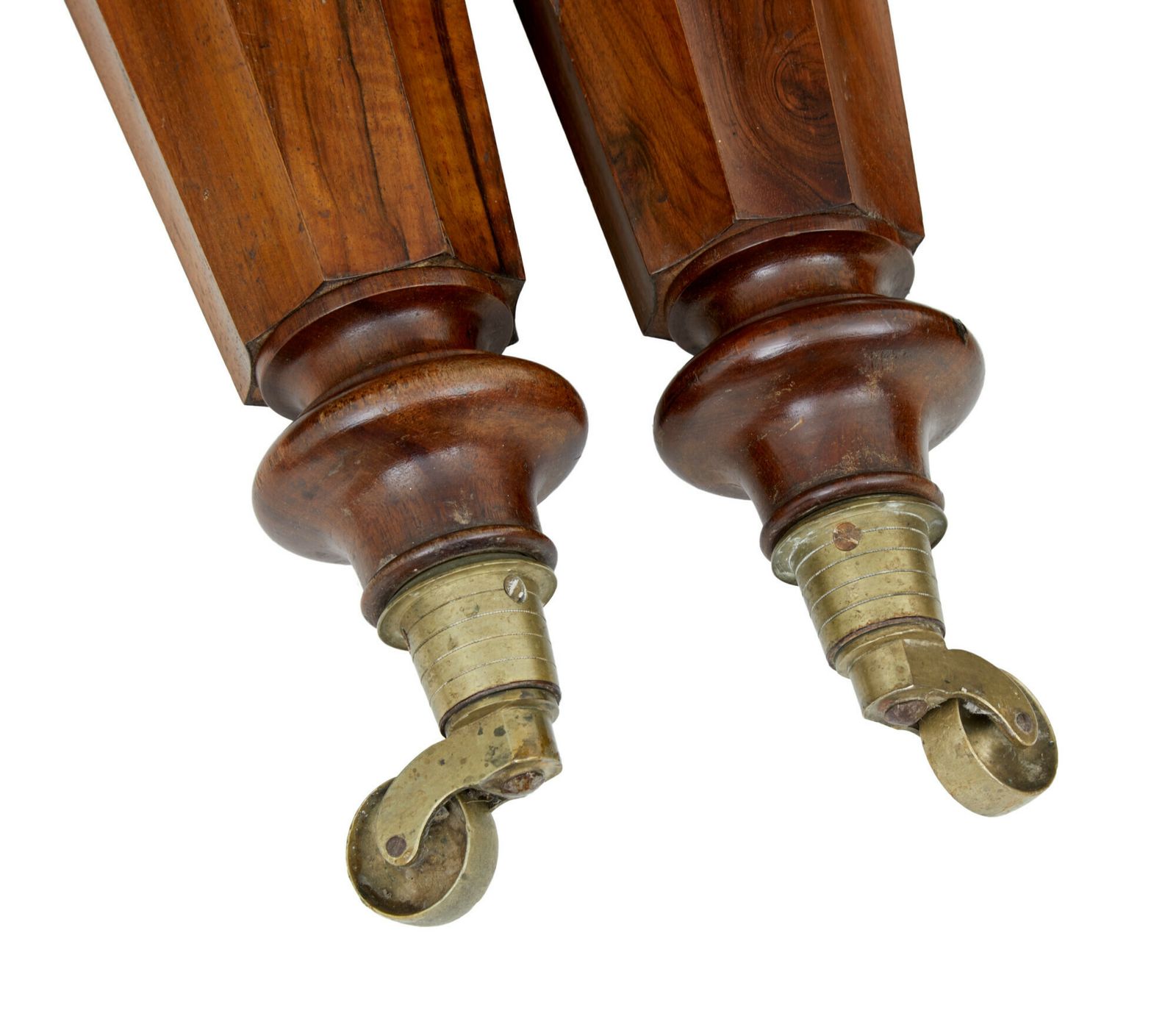 Set Of 4 19th Century Mahogany Dining Table Legs For Project photo furniture