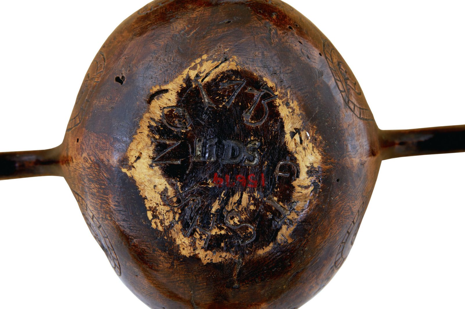 18th Century Norwegian Carved Kasa Ale Cup photo Home Decor