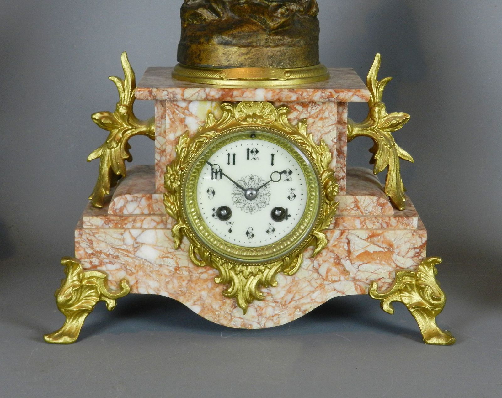 French Art Nouveau Mantle Clock 'Poésie' (Ch Ruchot) By Japy Freres photo Home Decor
