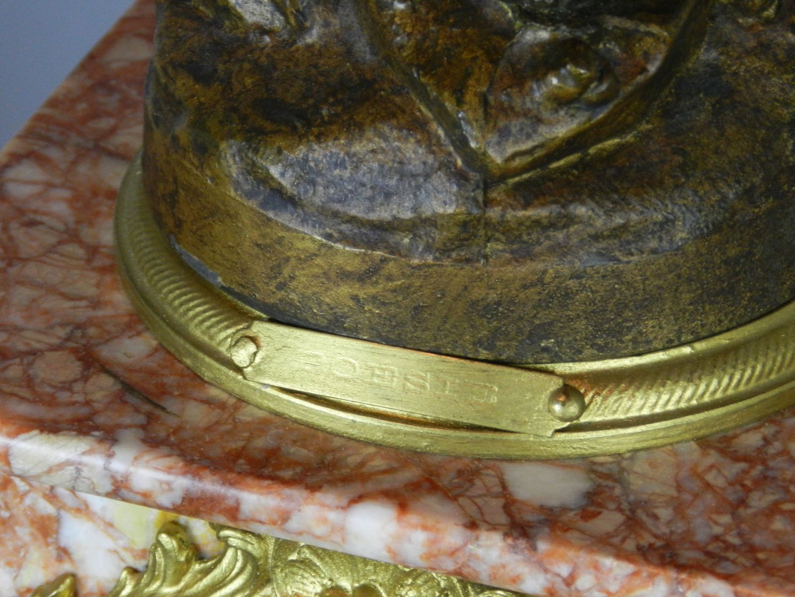 French Art Nouveau Mantle Clock 'Poésie' (Ch Ruchot) By Japy Freres photo 750.0
