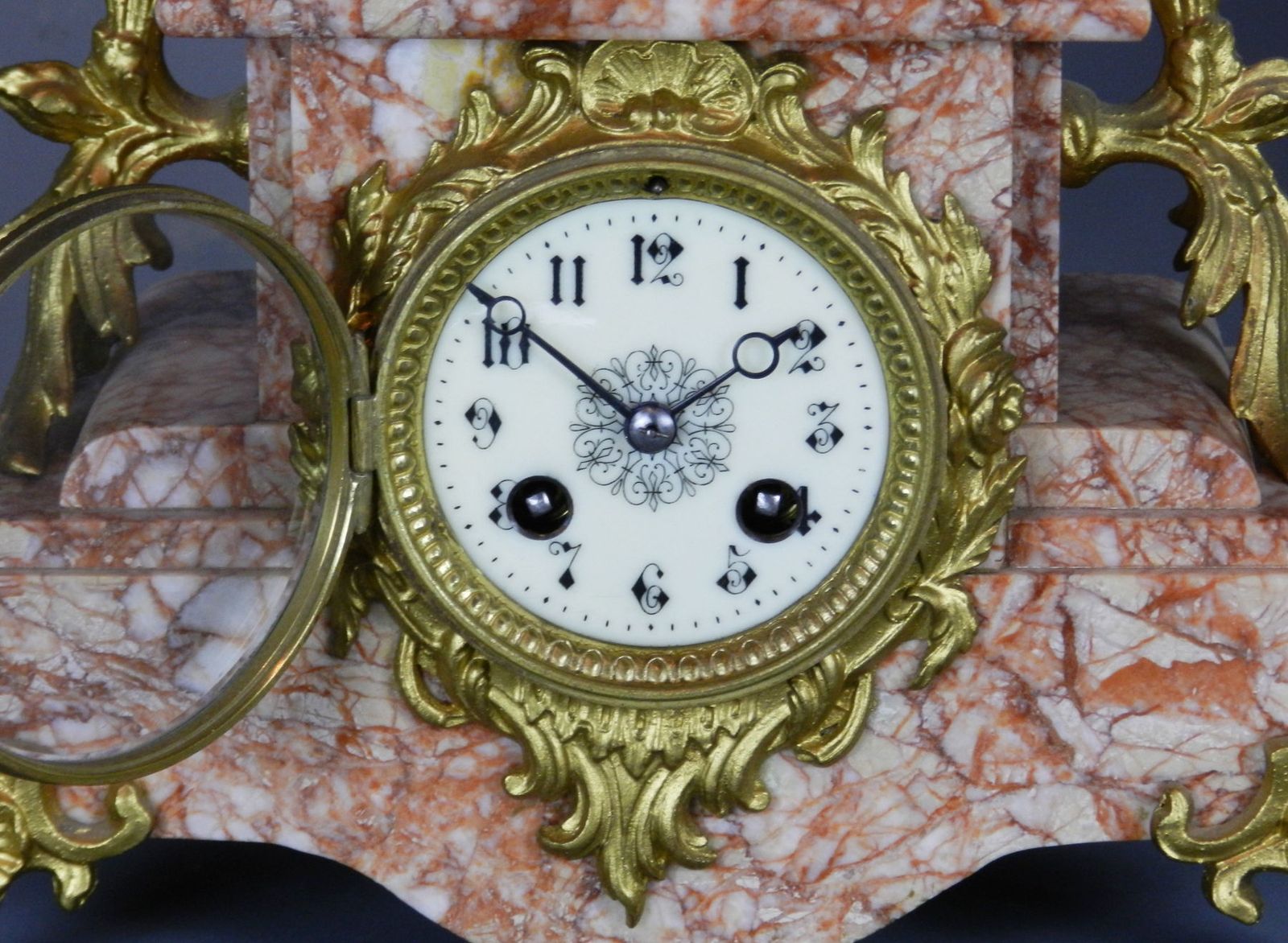 photo for sale French Art Nouveau Mantle Clock 'Poésie' (Ch Ruchot) By Japy Freres