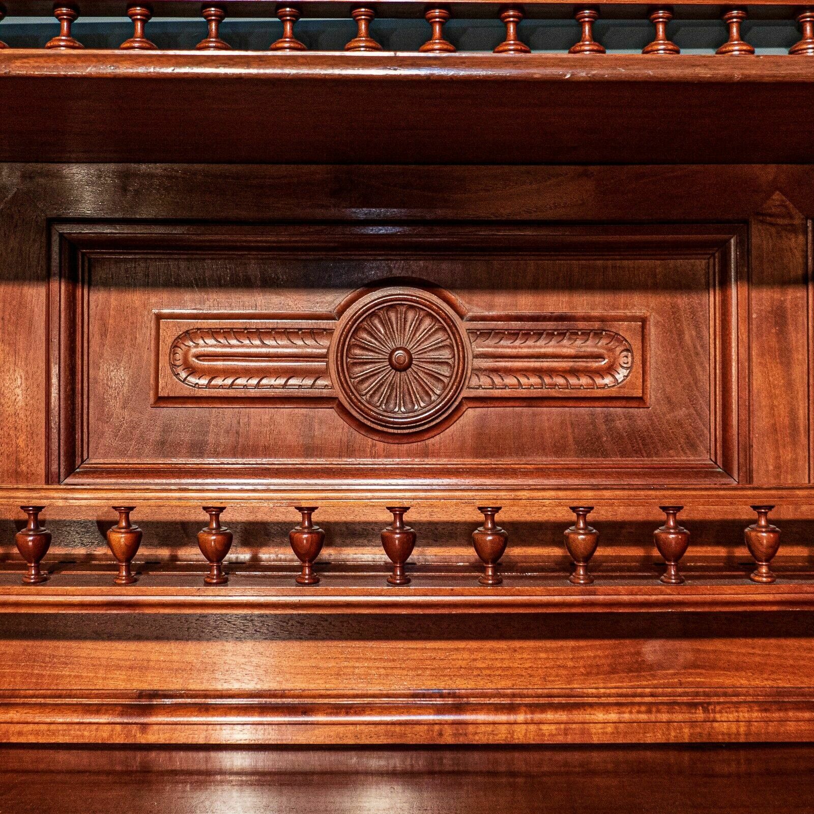 photo furniture Exquisite Walnut French Intricately Detailed Buffet