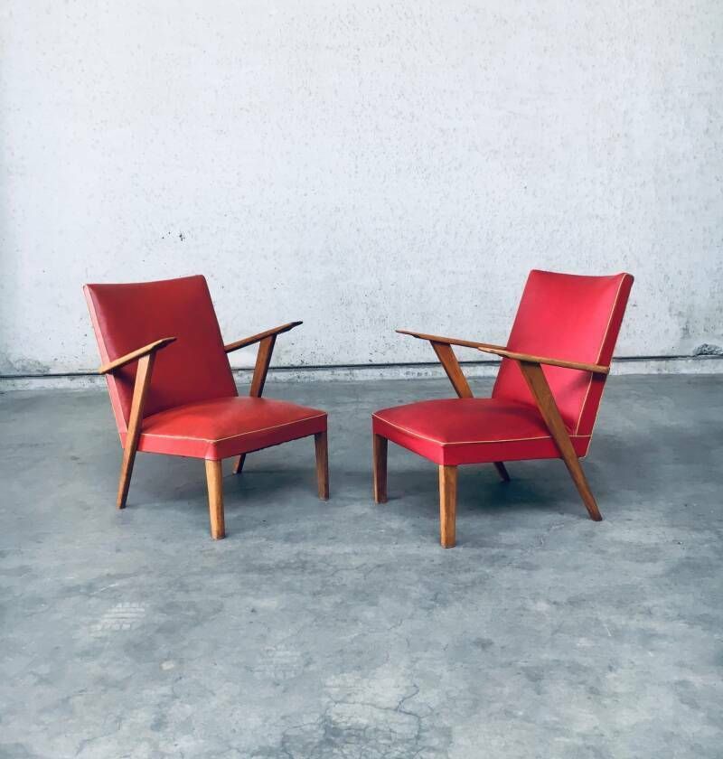 Lounge Stoelen Set – Nederlands Design, Ca. Jaren 1950 photo Meubels