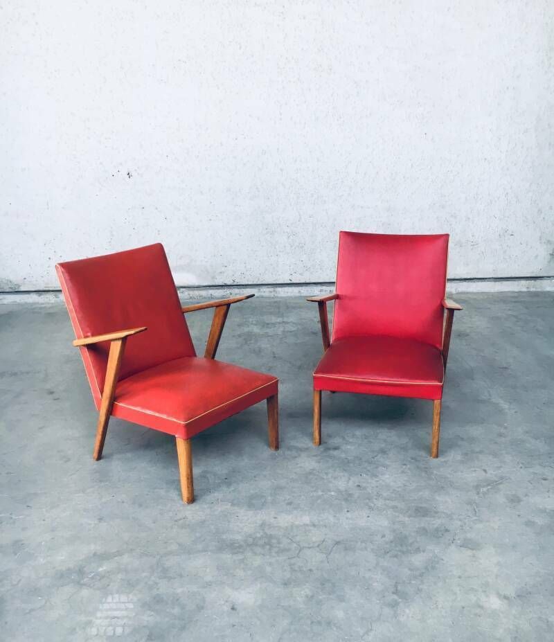 Lounge Stoelen Set – Nederlands Design, Ca. Jaren 1950 photo vinterior