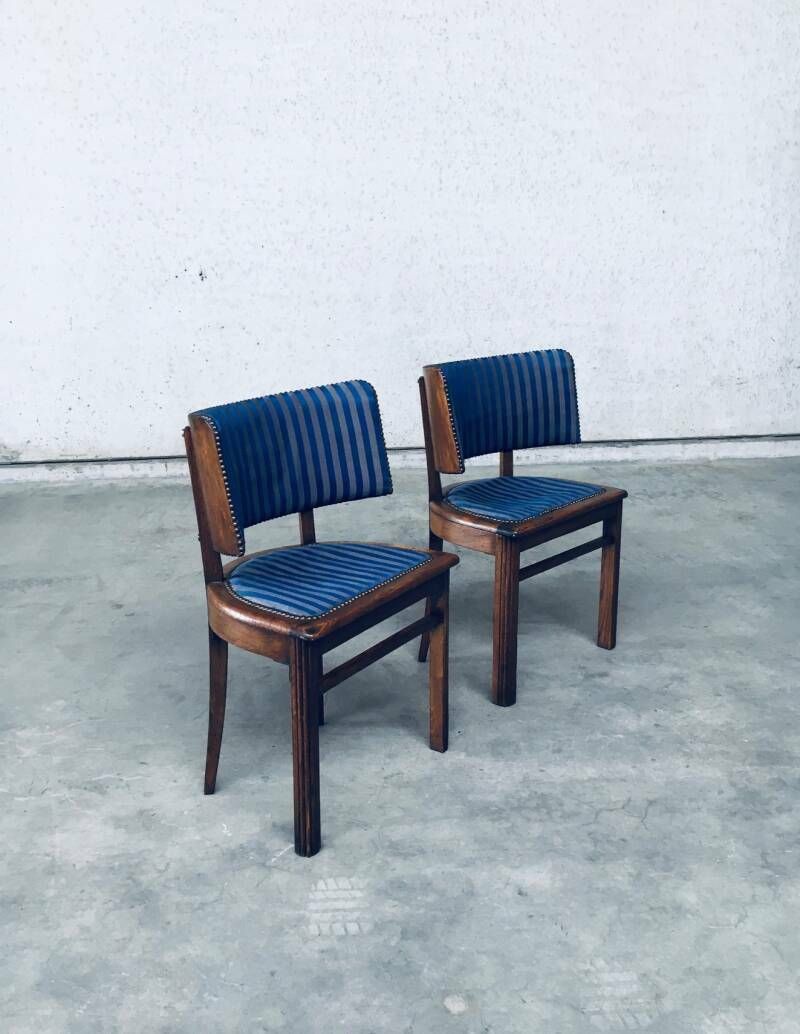 Art Deco Stoelen Met Gebogen Rugleuning, Set Van 2 – Frankrijk, Ca. Jaren 1930 photo buy