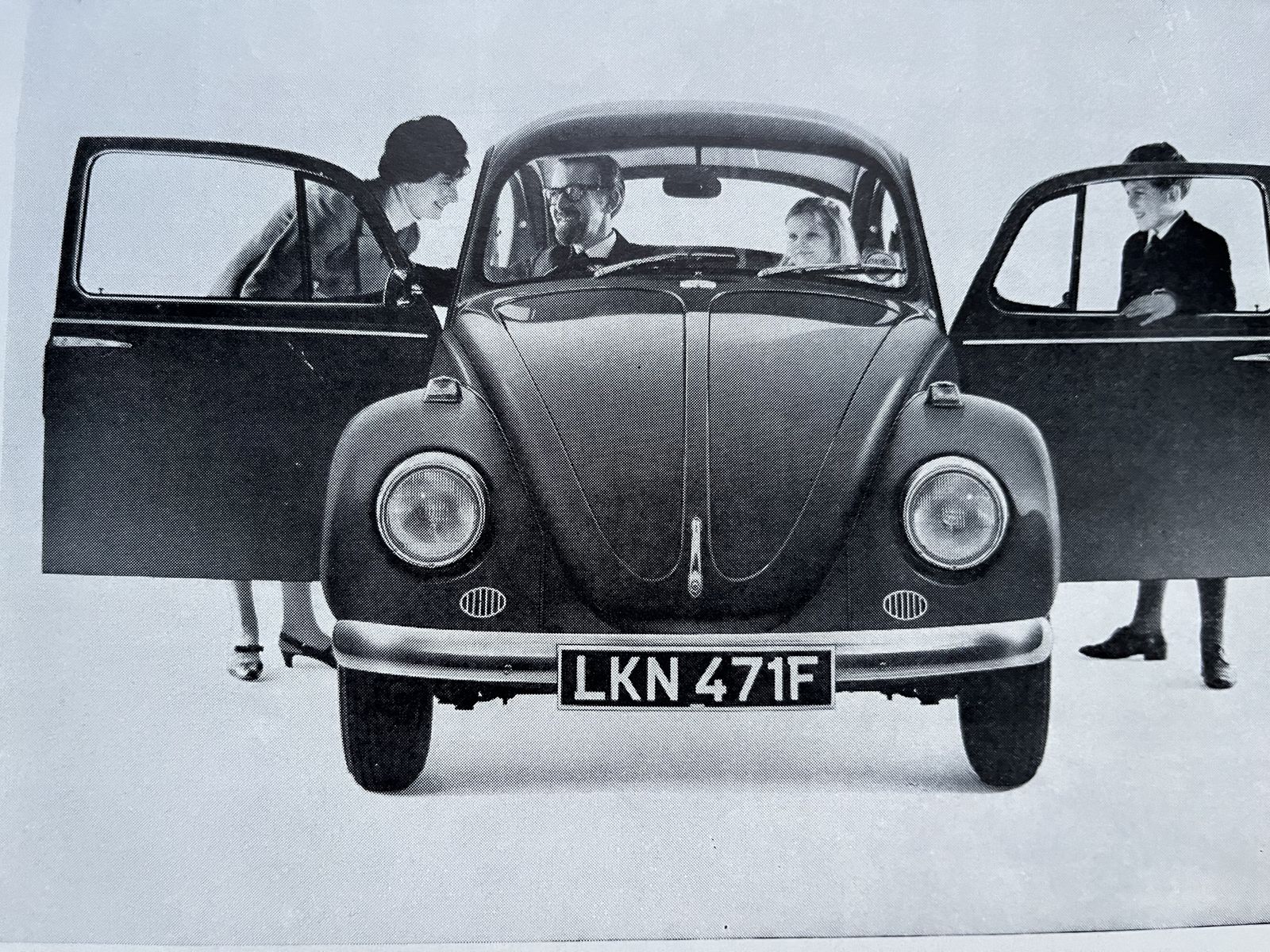 Volkswagen Original Advertising Print 1960s photo furniture