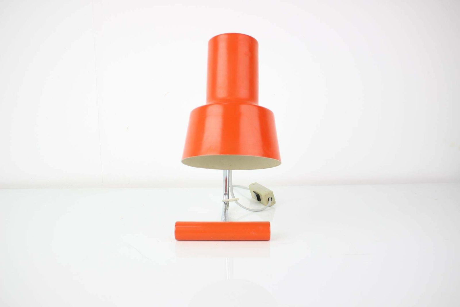 Midcentury Orange Table Lamp/Napako Designed By Josef Hurka, 1970s photo buy