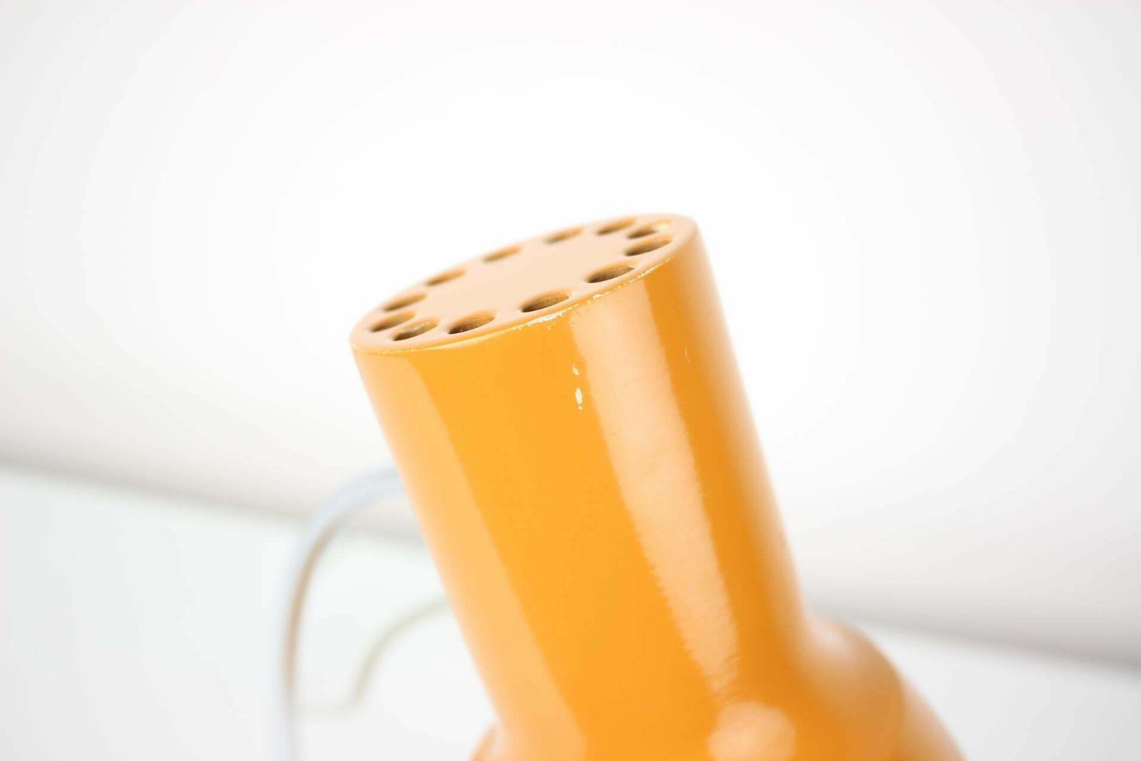 Midcentury Orange Table Lamp/Napako Designed By Josef Hurka, 1970s photo vinterior