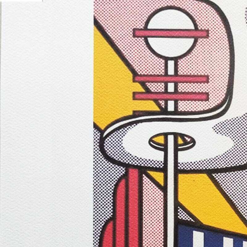 1980s Original Stunning Roy Lichtenstein "Lincoln Center" Limited Edition Lithograph photo for sale