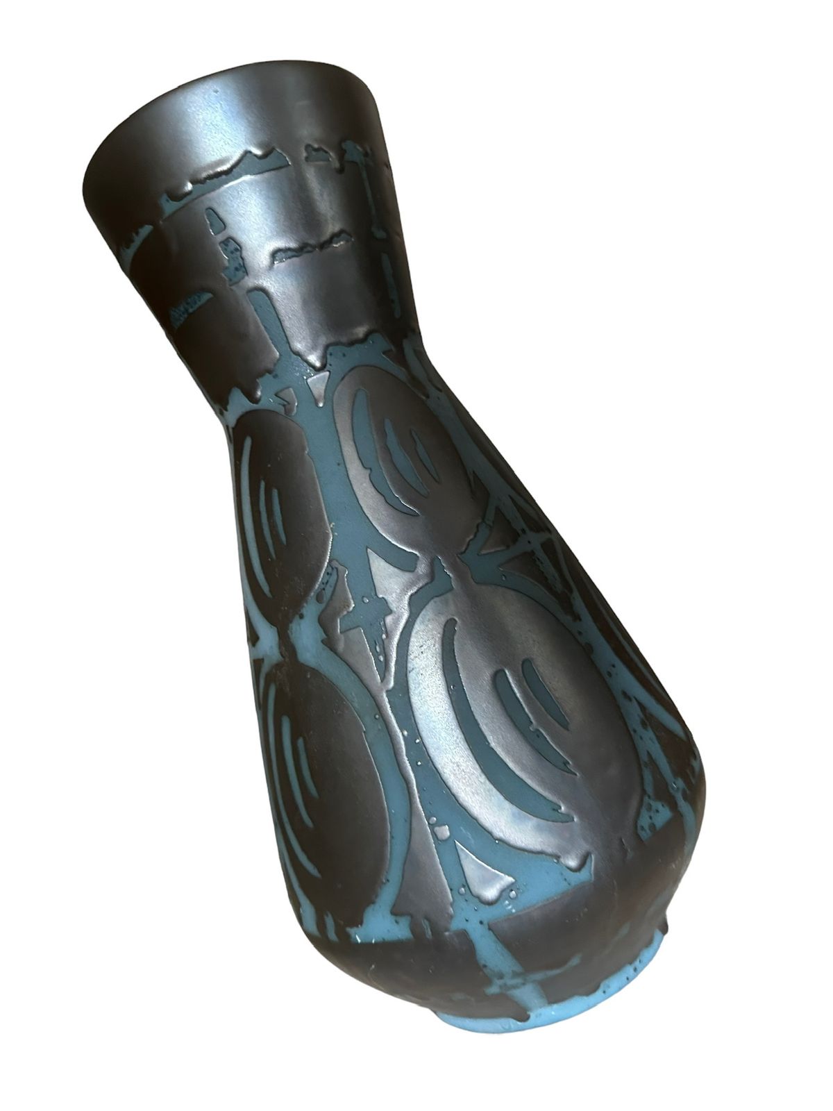 Carstens Tonnieshof, West German Pottery, ‘Ankara’ Floor Vase C.1960 photo Home Decor