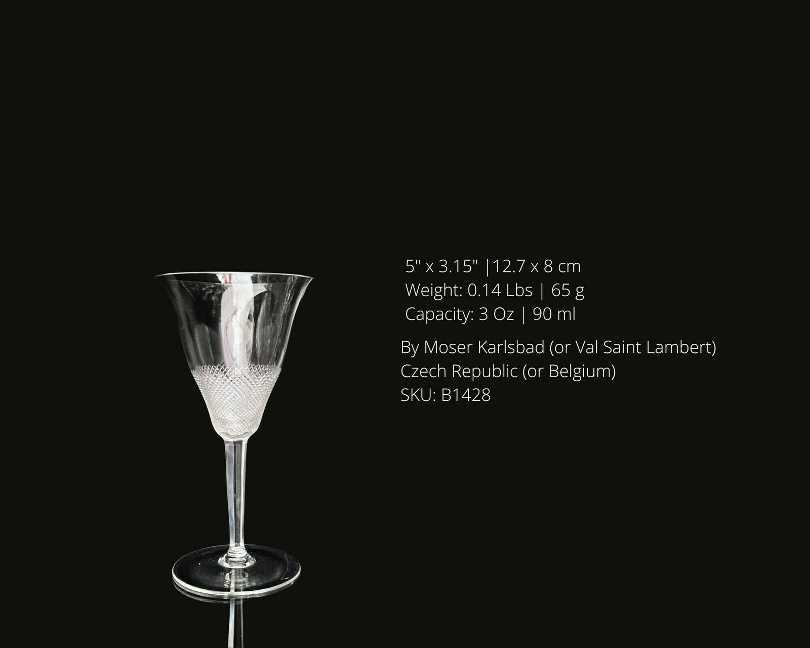 Moser Lloyd Wine Glasses | Select A Size | Design Tyra Lundgren 1922 photo vinterior
