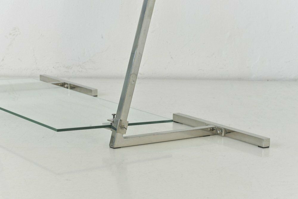German Decoration Shelf In Steel Tube And Glass, 1930 photo for sale