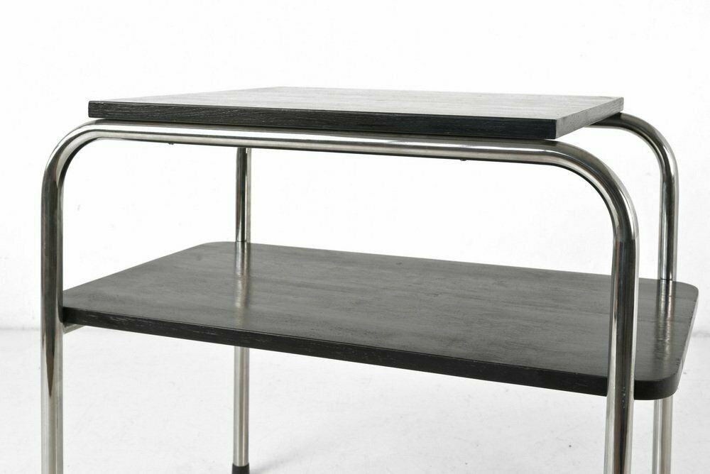 French Side Table In Steel Tube, 1930 photo Furniture