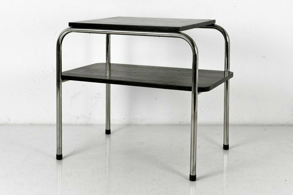 French Side Table In Steel Tube, 1930 photo vinterior