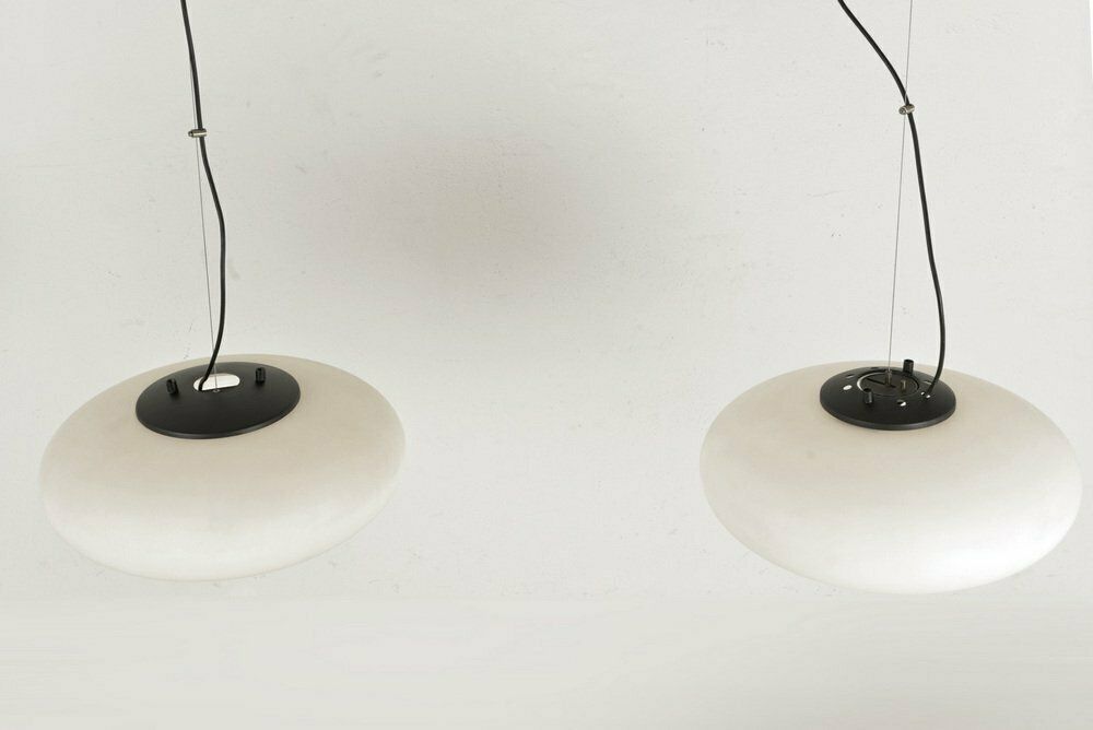 photo vinterior Italian Pendant Lights From Stilnovo, 1950, Set Of 2