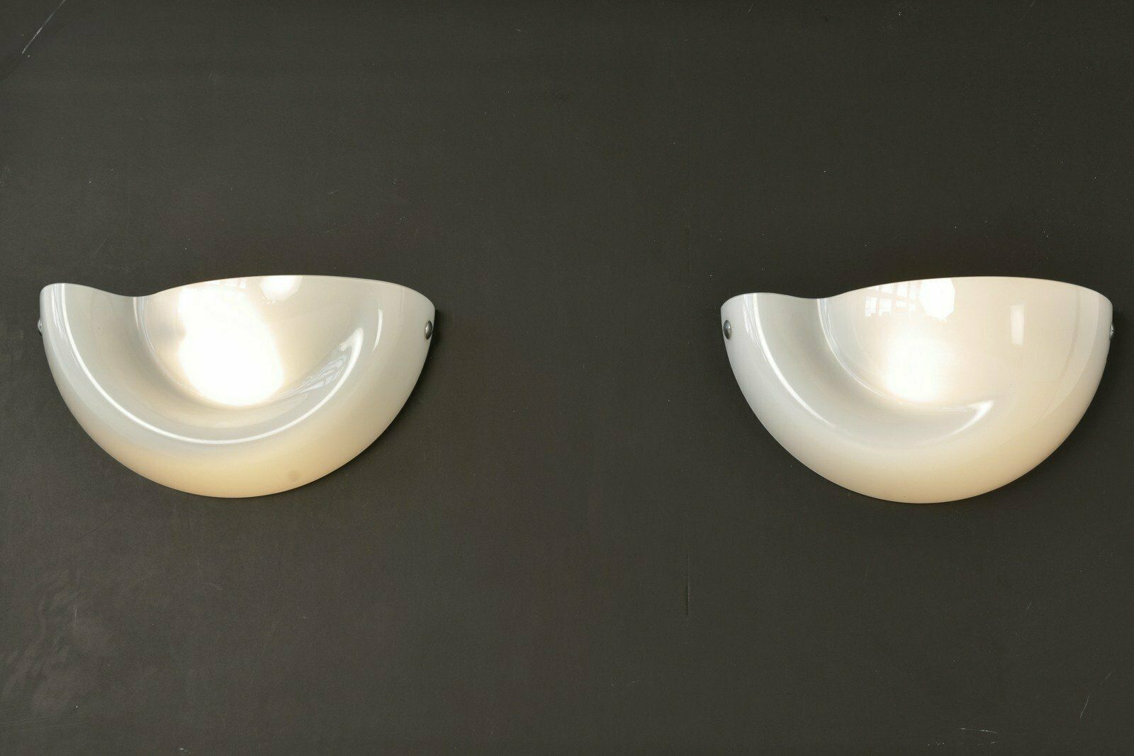 2966.0 Italian Wall Lamps In Murano Glass From Vistosi, 1969, Set Of 2 photo
