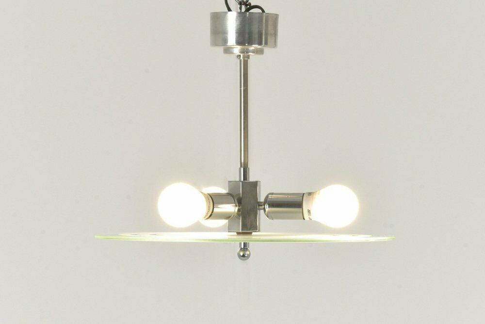 Vintage Cubistic Pendant Light, 1930s photo 658.0