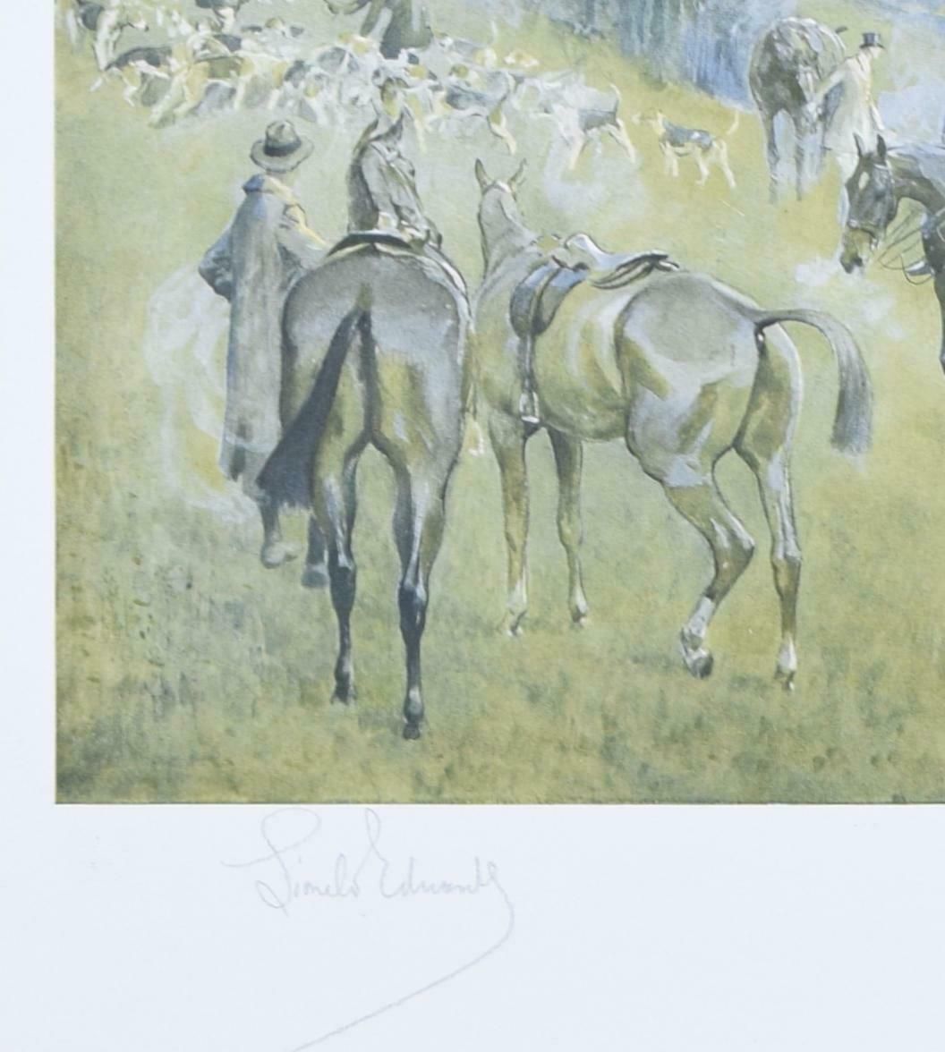 Lionel Edwards The Beaufort Hunt Above The Sodbury Vale Hunting Print By Lionel Edwards photo furniture