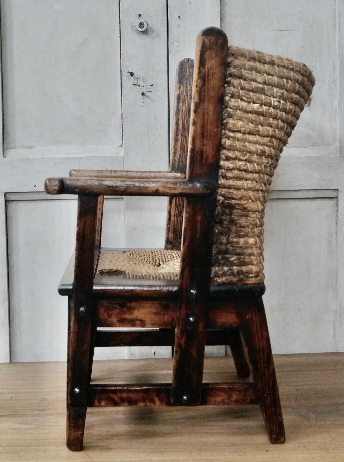 Child’s Scottish Orkney Chair, 1800s photo Furniture