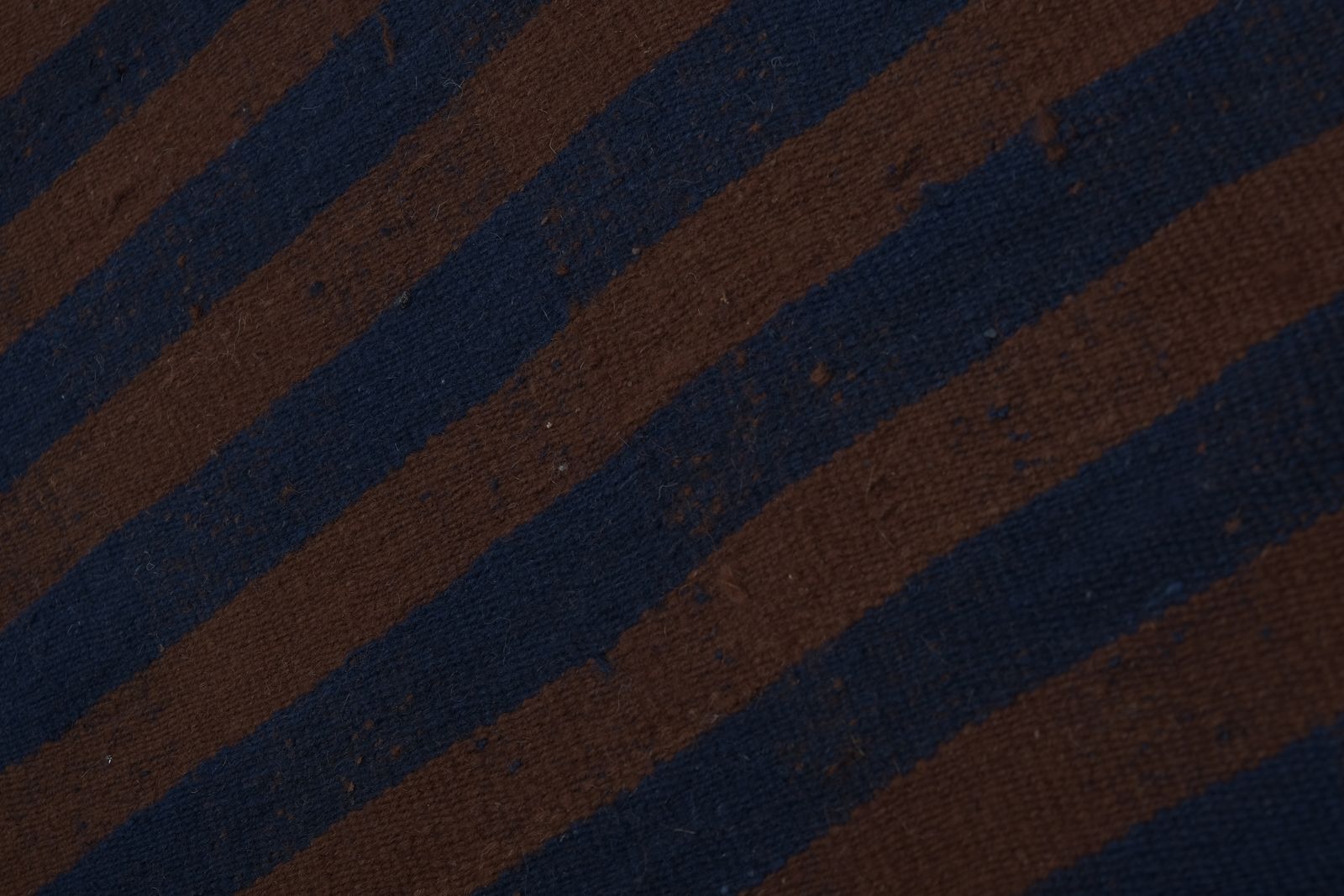1960s Vintage Striped Turkish Kilim Rug 6'4'' X 9'11'' photo 990.0
