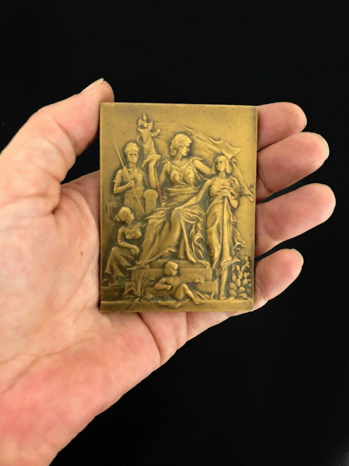 Pax Labor Medal (Peace Work) In Bronze By G.Prudhomm photo vintage